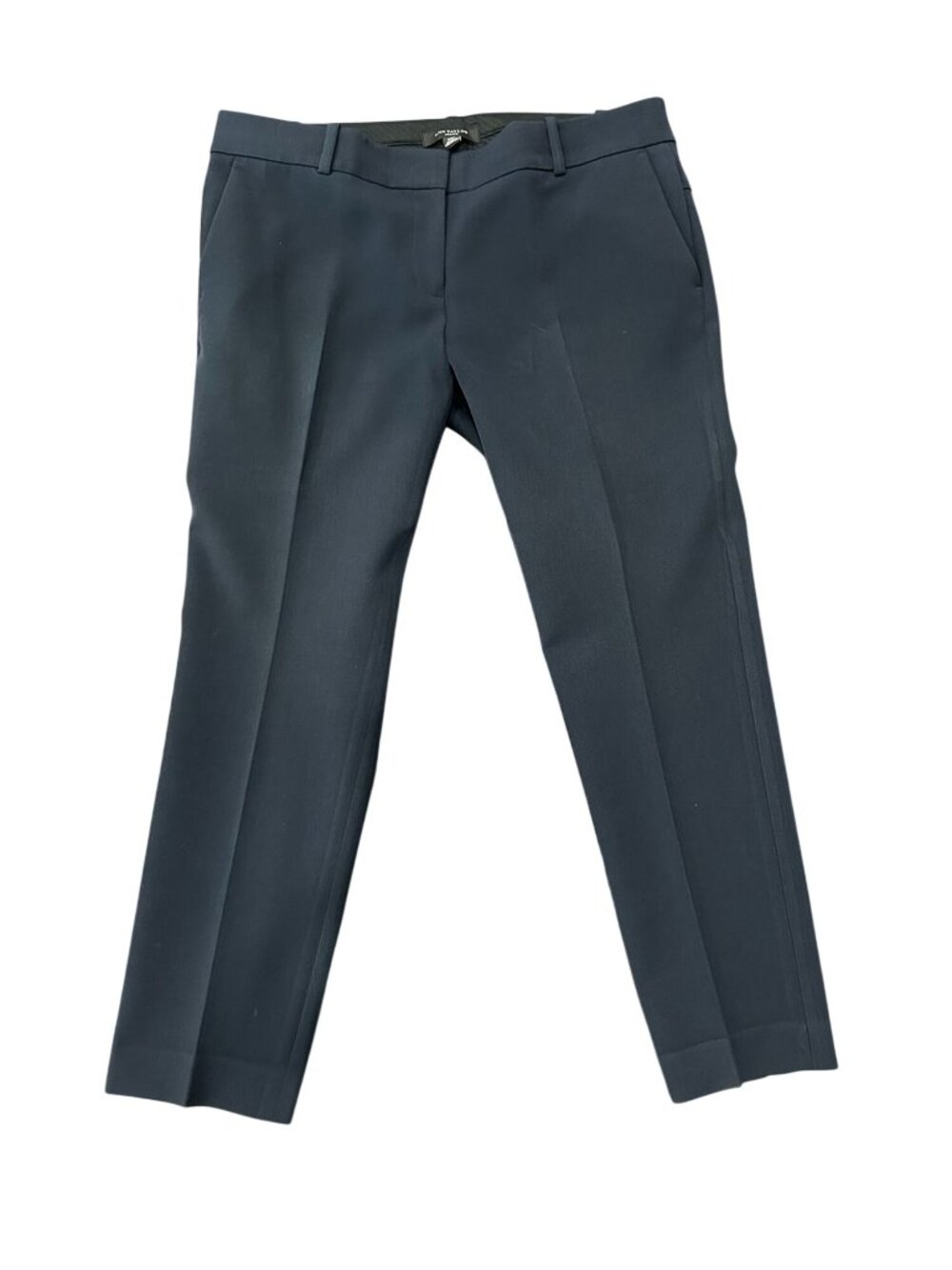 Ann Taylor 10P Navy Straight Leg Business Dress Pants Minimalist Old Money